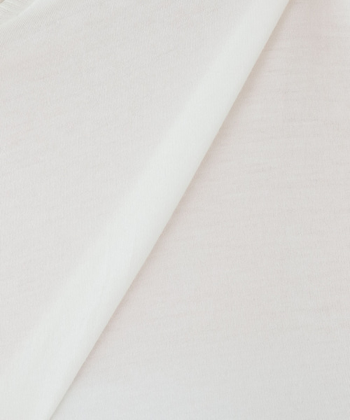 JOURNAL STANDARD LUXE（ジャーナルスタンダード　ラックス）の「エアジャージー タートルネックプルオーバー（Tシャツ/カットソー・レディース・ホワイト/ブラック・FREE）」の3枚目の写真