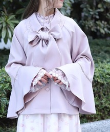 axes femme（アクシーズファム）の「レース使いベルスリーブコート（ダッフルコート）」