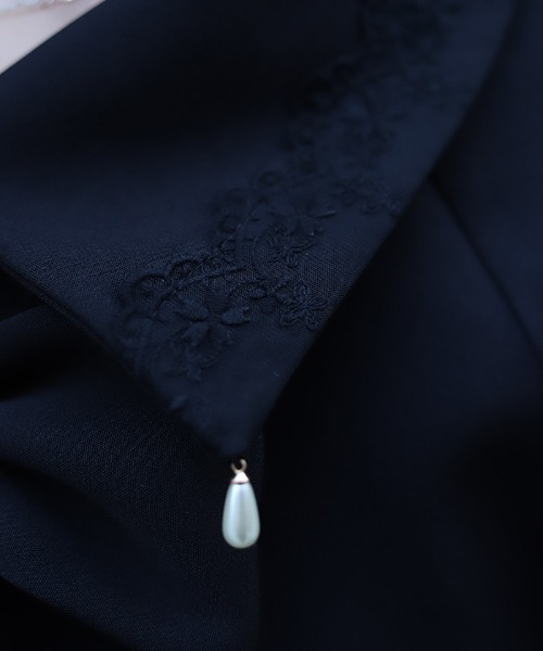 axes femme(アクシーズファム)の「レース使いベルスリーブコート(ダッフルコート・レディース・キナリ/ピンク/ブラック・FREE)」の16枚目の写真