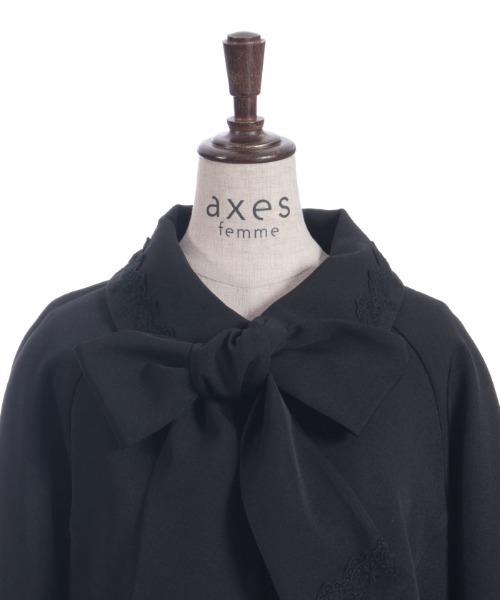 axes femme(アクシーズファム)の「レース使いベルスリーブコート(ダッフルコート・レディース・キナリ/ピンク/ブラック・FREE)」の21枚目の写真