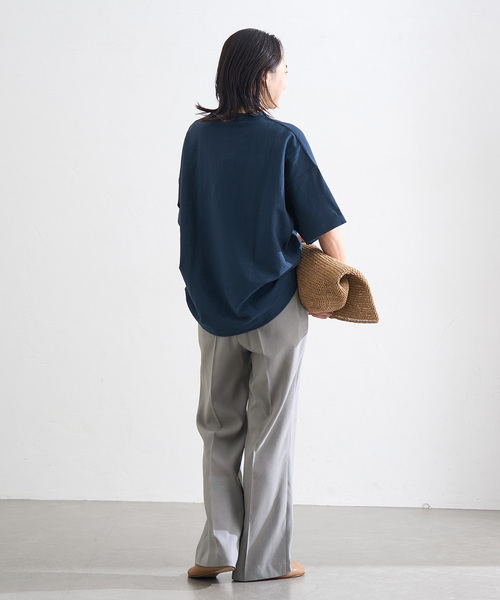 JOURNAL STANDARD(ジャーナルスタンダード)の「アイアスストレッチストレートパンツ(スラックス・レディース・ベージュ/ブラック/チャコールグレー・38/36)」の4枚目の写真