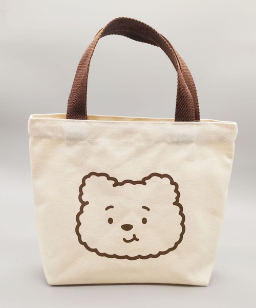 VIBGYOR(ヴィブジョー)の「FReePLACe/うさぎ くま ミニトートバッグ X12775(トートバッグ・レディース・ブルー/イエロー系1/イエロー/ブラウン系1/ブラウン/レッド・FREE)」の3枚目の写真