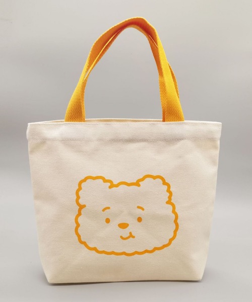 VIBGYOR(ヴィブジョー)の「FReePLACe/うさぎ くま ミニトートバッグ X12775(トートバッグ・レディース・ブルー/イエロー系1/イエロー/ブラウン系1/ブラウン/レッド・FREE)」の5枚目の写真