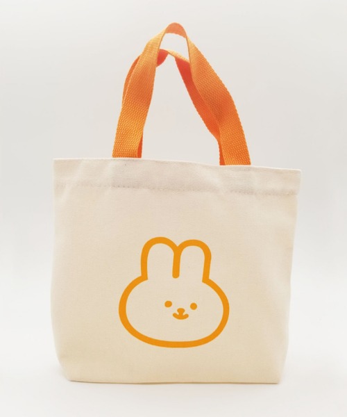 VIBGYOR(ヴィブジョー)の「FReePLACe/うさぎ くま ミニトートバッグ X12775(トートバッグ・レディース・ブルー/イエロー系1/イエロー/ブラウン系1/ブラウン/レッド・FREE)」の2枚目の写真