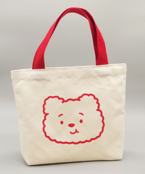 VIBGYOR(ヴィブジョー)の「FReePLACe/うさぎ くま ミニトートバッグ X12775(トートバッグ・レディース・ブルー/イエロー系1/イエロー/ブラウン系1/ブラウン/レッド・FREE)」の7枚目の写真