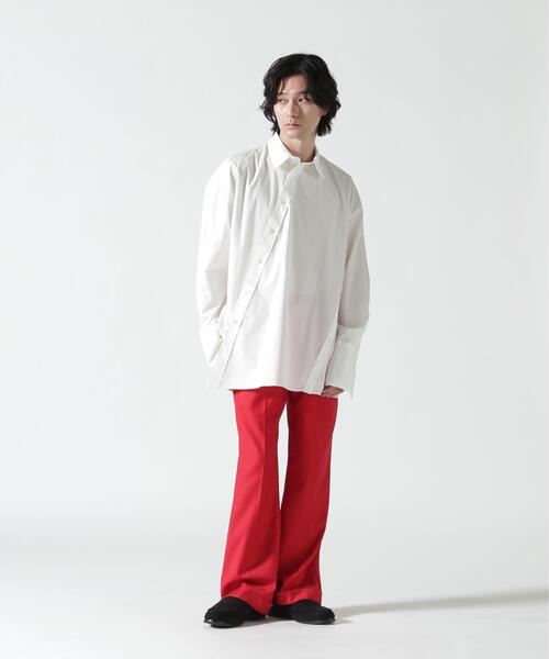 Toironier（トワロニエ）の「Toironier/トワロニエ/BLOAD ASYMMETRY SHIRTS（シャツ/ブラウス・メンズ・ホワイト・F）」の4枚目の写真