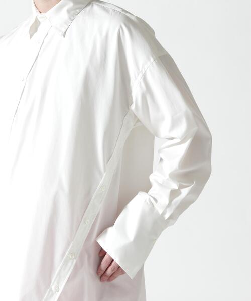 Toironier（トワロニエ）の「Toironier/トワロニエ/BLOAD ASYMMETRY SHIRTS（シャツ/ブラウス・メンズ・ホワイト・F）」の8枚目の写真