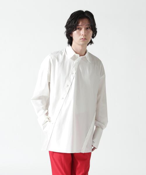 Toironier(トワロニエ)の「Toironier/トワロニエ/BLOAD ASYMMETRY SHIRTS(シャツ/ブラウス・メンズ・ホワイト・F)」の18枚目の写真