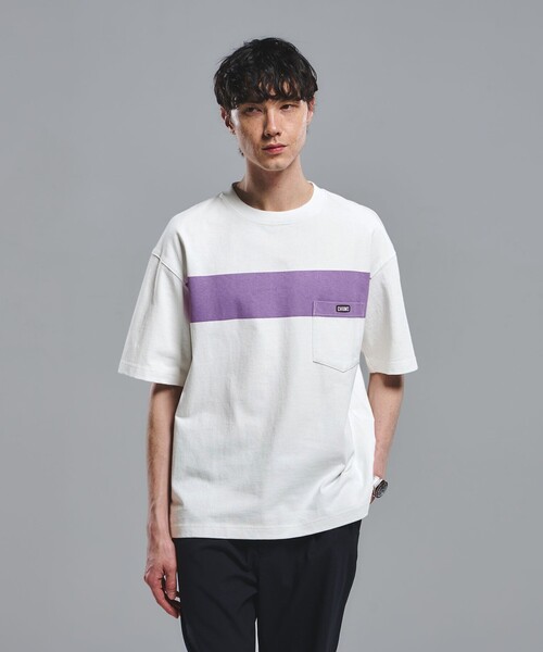 CHUMS(チャムス)の「【別注】<CHUMS>GLR ライン ポケット 半袖 Tシャツ(Tシャツ/カットソー・メンズ・ブラック/ホワイト/その他1/その他2・S/M/L/XL)」の4枚目の写真