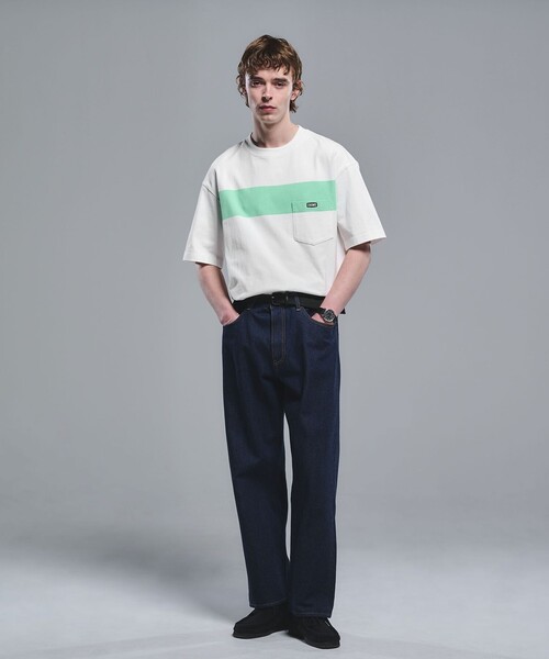 CHUMS(チャムス)の「【別注】<CHUMS>GLR ライン ポケット 半袖 Tシャツ(Tシャツ/カットソー・メンズ・ブラック/ホワイト/その他1/その他2・S/M/L/XL)」の19枚目の写真