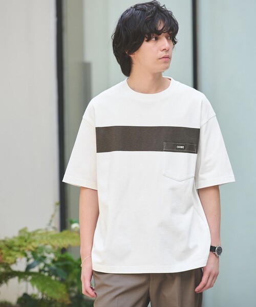 CHUMS(チャムス)の「【別注】<CHUMS>GLR ライン ポケット 半袖 Tシャツ(Tシャツ/カットソー・メンズ・ブラック/ホワイト/その他1/その他2・S/M/L/XL)」の20枚目の写真