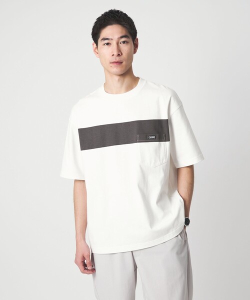 CHUMS(チャムス)の「【別注】<CHUMS>GLR ライン ポケット 半袖 Tシャツ(Tシャツ/カットソー・メンズ・ブラック/ホワイト/その他1/その他2・S/M/L/XL)」の22枚目の写真