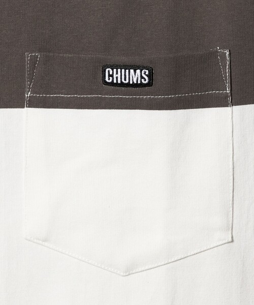 CHUMS(チャムス)の「【別注】<CHUMS>GLR ライン ポケット 半袖 Tシャツ(Tシャツ/カットソー・メンズ・ブラック/ホワイト/その他1/その他2・S/M/L/XL)」の13枚目の写真