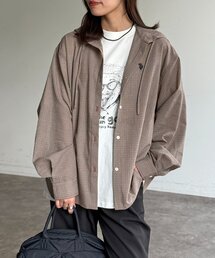 U.S. POLO ASSN.（ユーエスポロアッスン）の「【U.S. POLO ASSN.】シアサッカーフードシャツ（シャツ/ブラウス）」