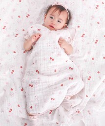 SLAP SLIP BABY | 【お揃い】モチーフ総柄ガーゼスリーパーベビー(ベビーパジャマ/スリーパー)