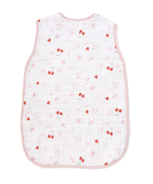 SLAP SLIP BABY（スラップスリップベビー）の「【お揃い】モチーフ総柄ガーゼスリーパーベビー（ベビーパジャマ/スリーパー・キッズ・ピンク系その他/ブルー系その他/ホワイト系その他・FREE）」の5枚目の写真