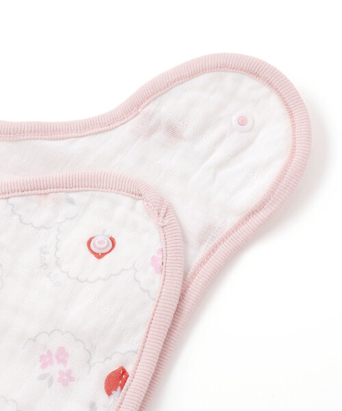 SLAP SLIP BABY（スラップスリップベビー）の「【お揃い】モチーフ総柄ガーゼスリーパーベビー（ベビーパジャマ/スリーパー・キッズ・ピンク系その他/ブルー系その他/ホワイト系その他・FREE）」の7枚目の写真