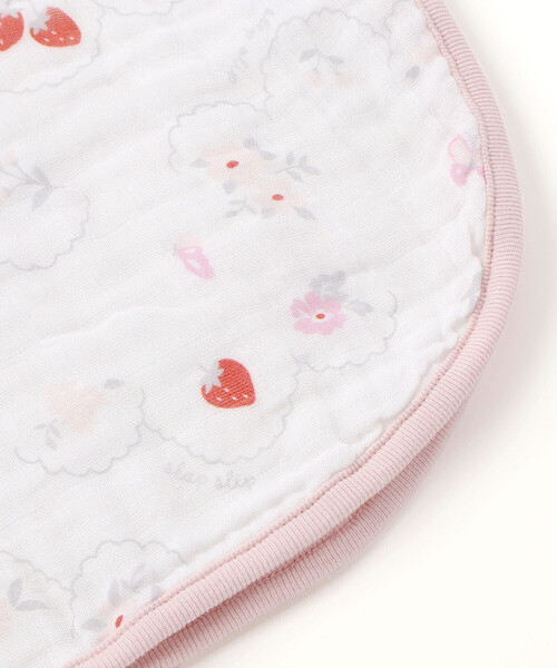 SLAP SLIP BABY（スラップスリップベビー）の「【お揃い】モチーフ総柄ガーゼスリーパーベビー（ベビーパジャマ/スリーパー・キッズ・ピンク系その他/ブルー系その他/ホワイト系その他・FREE）」の8枚目の写真