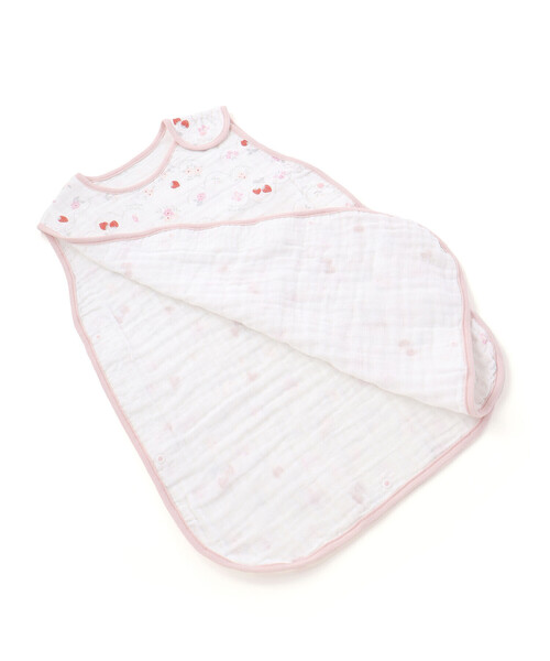 SLAP SLIP BABY（スラップスリップベビー）の「【お揃い】モチーフ総柄ガーゼスリーパーベビー（ベビーパジャマ/スリーパー・キッズ・ピンク系その他/ブルー系その他/ホワイト系その他・FREE）」の9枚目の写真