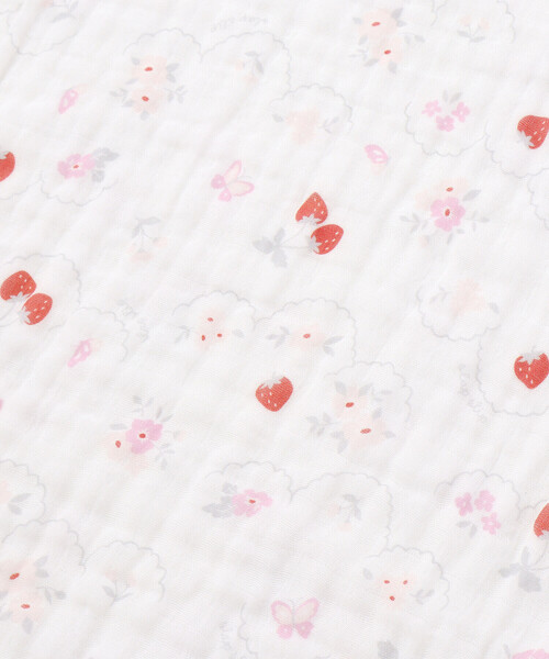 SLAP SLIP BABY（スラップスリップベビー）の「【お揃い】モチーフ総柄ガーゼスリーパーベビー（ベビーパジャマ/スリーパー・キッズ・ピンク系その他/ブルー系その他/ホワイト系その他・FREE）」の11枚目の写真