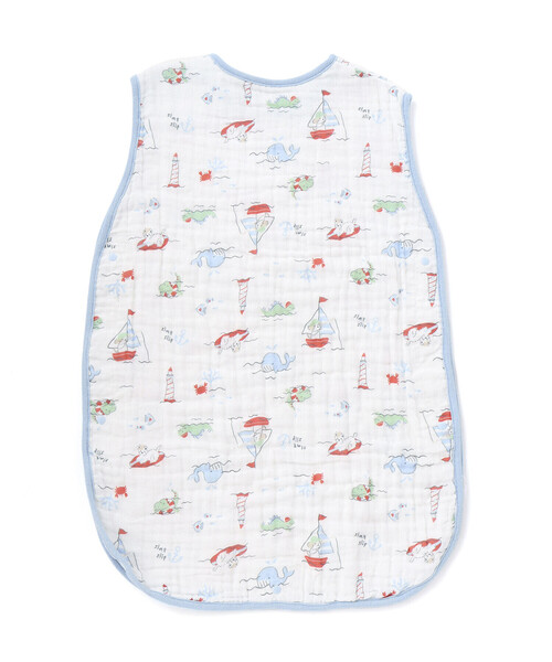 SLAP SLIP BABY（スラップスリップベビー）の「【お揃い】モチーフ総柄ガーゼスリーパーベビー（ベビーパジャマ/スリーパー・キッズ・ピンク系その他/ブルー系その他/ホワイト系その他・FREE）」の13枚目の写真