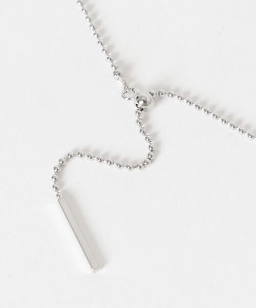 URBAN RESEARCH DOORS(アーバンリサーチドアーズ)の「ボールチェーンスライドネックレス(ネックレス・レディース・ゴールド/シルバー・ONE)」の6枚目の写真