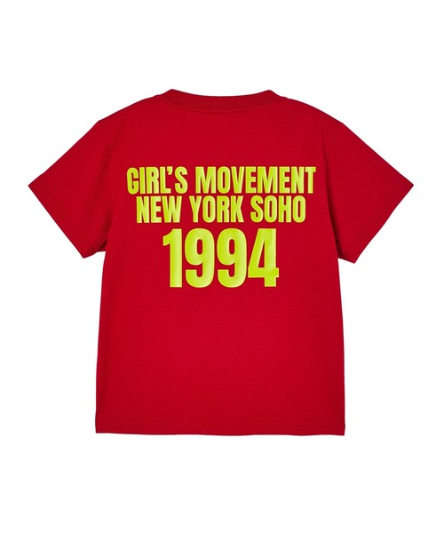 X-girl(エックスガール)の「HEAVY BLOCK LOGO S/S BABY TEE(Tシャツ/カットソー・レディース・ブラック/ホワイト/レッド・S/M)」の8枚目の写真