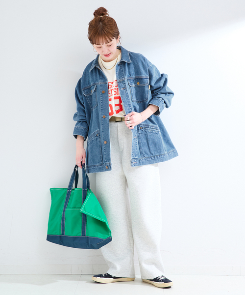 B.C STOCK（ベーセーストック）の「ウォッシャブル / DU JOUR / デュ ジュール RIDING JEAN JACKET 2（デニムジャケット・レディース・ブルー・FREE）」の21枚目の写真