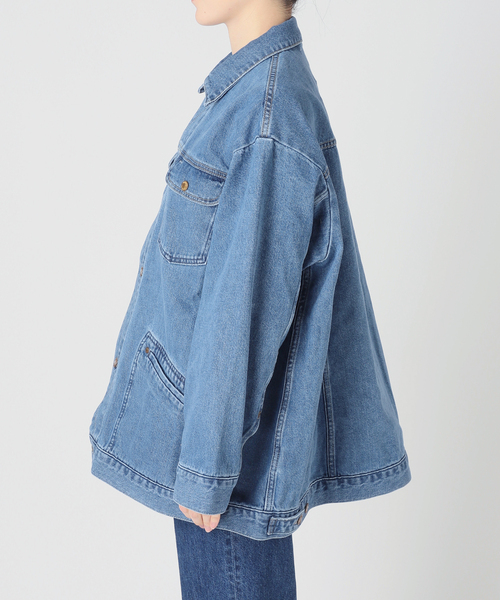 B.C STOCK（ベーセーストック）の「ウォッシャブル / DU JOUR / デュ ジュール RIDING JEAN JACKET 2（デニムジャケット・レディース・ブルー・FREE）」の7枚目の写真