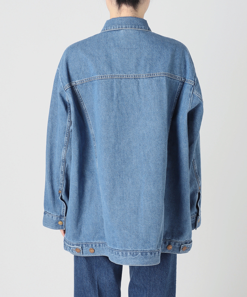 B.C STOCK（ベーセーストック）の「ウォッシャブル / DU JOUR / デュ ジュール RIDING JEAN JACKET 2（デニムジャケット・レディース・ブルー・FREE）」の8枚目の写真