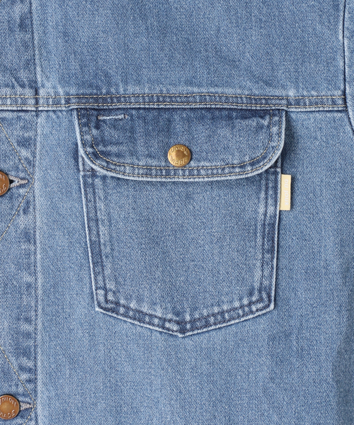 B.C STOCK（ベーセーストック）の「ウォッシャブル / DU JOUR / デュ ジュール RIDING JEAN JACKET 2（デニムジャケット・レディース・ブルー・FREE）」の13枚目の写真