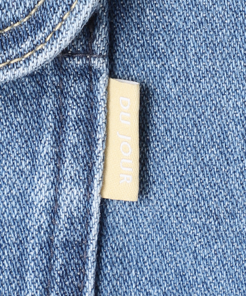 B.C STOCK（ベーセーストック）の「ウォッシャブル / DU JOUR / デュ ジュール RIDING JEAN JACKET 2（デニムジャケット・レディース・ブルー・FREE）」の14枚目の写真