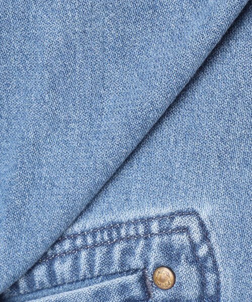 B.C STOCK（ベーセーストック）の「ウォッシャブル / DU JOUR / デュ ジュール RIDING JEAN JACKET 2（デニムジャケット・レディース・ブルー・FREE）」の16枚目の写真