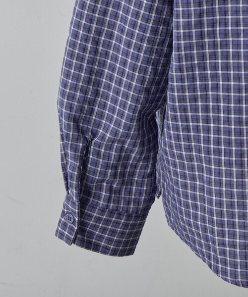 goocy（グーシー）の「長袖チェックビッグシャツ（シャツ/ブラウス・レディース・ブルー/オレンジ・FREE）」の14枚目の写真