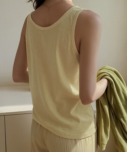 Miniministore(ミニミニストア)の「無地タンクトップレディース重ね着インナー(タンクトップ・レディース・ライトイエロー/ブラック/ピンク/ホワイト/ベージュ・FREE)」の18枚目の写真