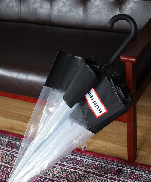 HUNTER（ハンター）の「HUNTER トランスペアレント マスタッシュ バブル アンブレラ（長傘・レディース・ブラック/レッド/オフホワイト・FREE）」の7枚目の写真