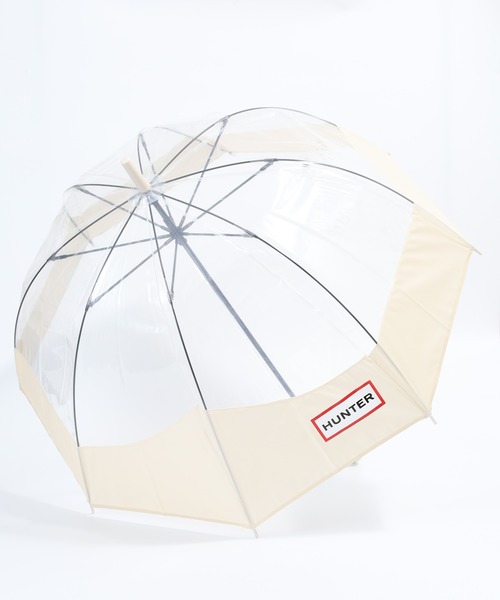 HUNTER（ハンター）の「HUNTER トランスペアレント マスタッシュ バブル アンブレラ（長傘・レディース・ブラック/レッド/オフホワイト・FREE）」の11枚目の写真