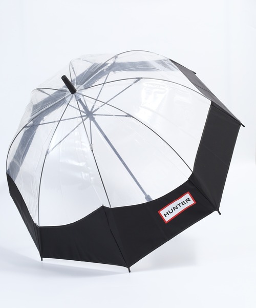 HUNTER（ハンター）の「HUNTER トランスペアレント マスタッシュ バブル アンブレラ（長傘・レディース・ブラック/レッド/オフホワイト・FREE）」の19枚目の写真
