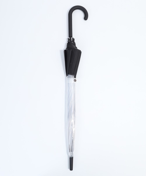 HUNTER（ハンター）の「HUNTER トランスペアレント マスタッシュ バブル アンブレラ（長傘・レディース・ブラック/レッド/オフホワイト・FREE）」の14枚目の写真