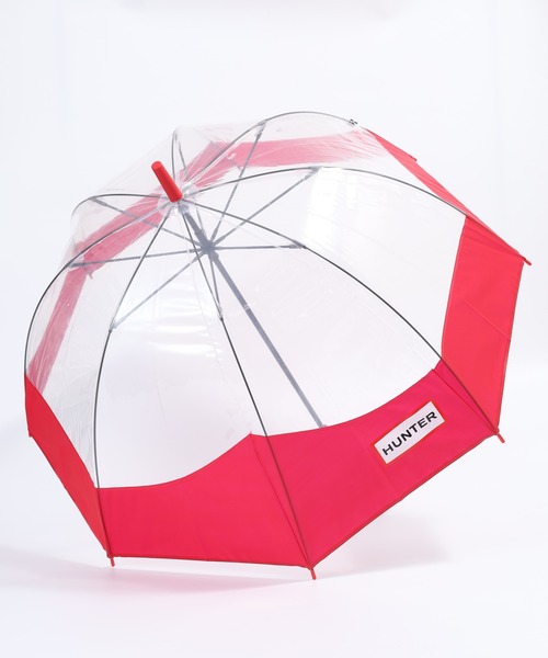 HUNTER（ハンター）の「HUNTER トランスペアレント マスタッシュ バブル アンブレラ（長傘・レディース・ブラック/レッド/オフホワイト・FREE）」の13枚目の写真