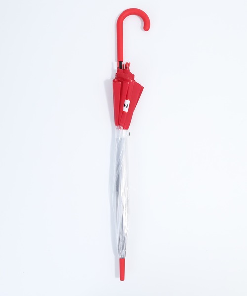 HUNTER（ハンター）の「HUNTER トランスペアレント マスタッシュ バブル アンブレラ（長傘・レディース・ブラック/レッド/オフホワイト・FREE）」の12枚目の写真