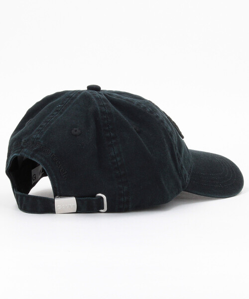 GANNI（ガニー）の「GANNI/ガニー Washed Cotton Canvas Cap / A6900 / ベースボール ロゴ キャップ（キャップ・レディース・ブラック・ONE SIZE）」の4枚目の写真