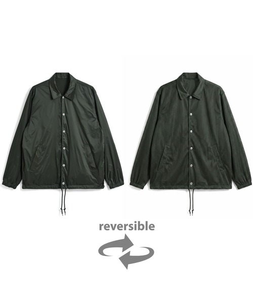 TAION（タイオン）の「【TAION(タイオン)】〈ユニセックス〉ノンダウン ベーシック リバーシブル コーチジャケット（その他アウター・メンズ・ライトグレー/ブラック/ダークオリーブ/チャコール/ダークネイビー/ベージュ系5・S/M/L/2XL/XL/XS）」の4枚目の写真
