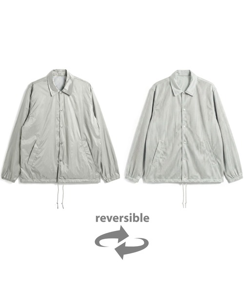 TAION（タイオン）の「【TAION(タイオン)】〈ユニセックス〉ノンダウン ベーシック リバーシブル コーチジャケット（その他アウター・メンズ・ライトグレー/ブラック/ダークオリーブ/チャコール/ダークネイビー/ベージュ系5・S/M/L/2XL/XL/XS）」の3枚目の写真