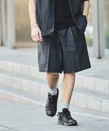 CAHLUMN/カウラム Recycled Nylon Track Shorts/リサイクルナイロン