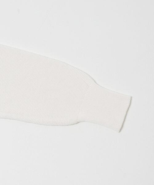 URBAN RESEARCH DOORS(アーバンリサーチドアーズ)の「コットンボートネックガーターKNIT(ニット/セーター・レディース・オフホワイト/ライトグレー/ミント・FREE)」の10枚目の写真