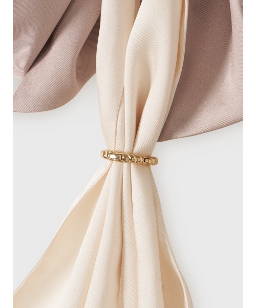 EIMY ISTOIRE（エイミーイストワール）の「スカーフパターンホルターネックトップス（その他トップス・レディース・ベージュ/ブラック・F）」の10枚目の写真