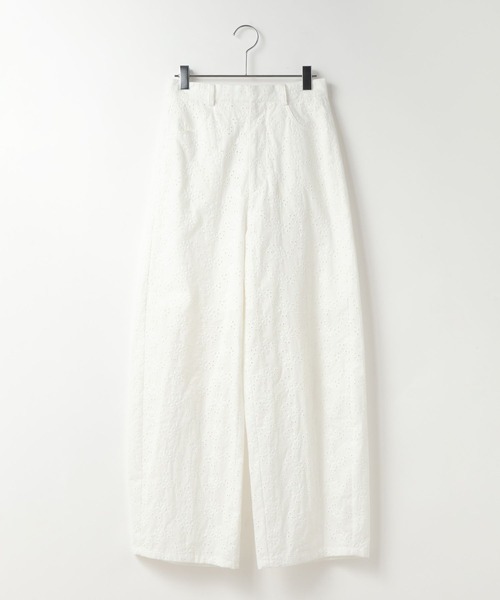 LOWRYS FARM（ローリーズファーム）の「レースカーブパンツ 641371（その他パンツ・レディース・ホワイト/ブラック・MEDIUM/LARGE）」の14枚目の写真