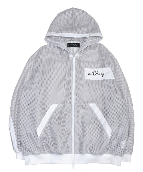 MILKBOY(ミルクボーイ)の「MESHED ZIP パーカー(パーカー・レディース・C/A・FREE)」の11枚目の写真