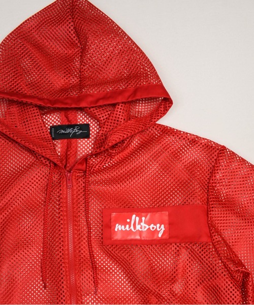 MILKBOY(ミルクボーイ)の「MESHED ZIP パーカー(パーカー・レディース・C/A・FREE)」の17枚目の写真